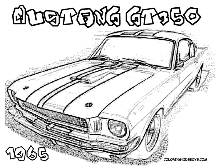 Mustang cars coloring pages coloring pages race car coloring pages