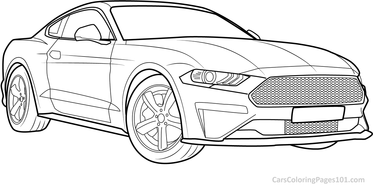 Mustang coloring pages cars coloring pages mustang mustang cars