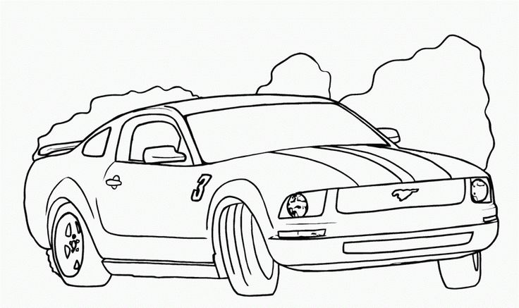 Free printable mustang coloring pages for kids araba boyama sayfalarä yaräå arabasä