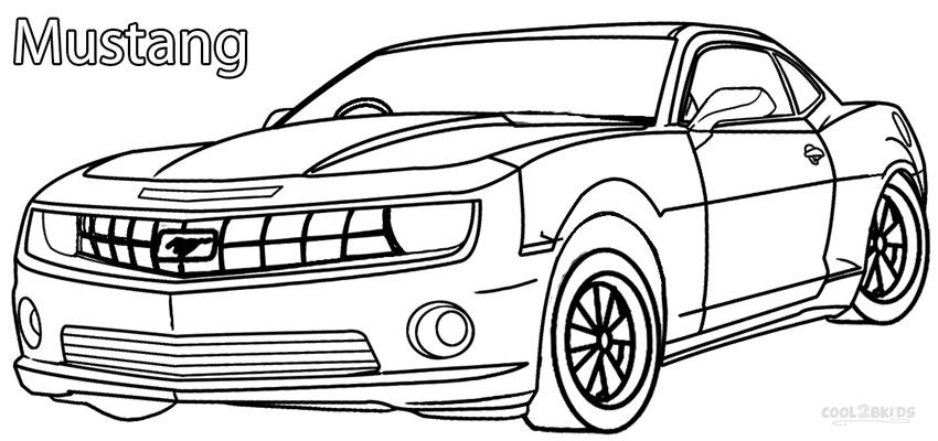 Printable mustang coloring pages for kids coolbkids race car coloring pages cars coloring pages truck coloring pages