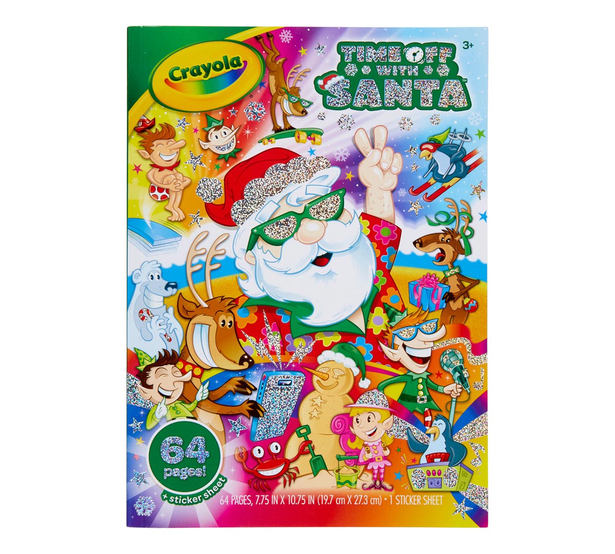 Santa coloring book santa claus coloring pages