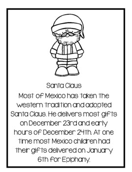 Mexico christmas facts and coloring pages by loving life in kindergarten