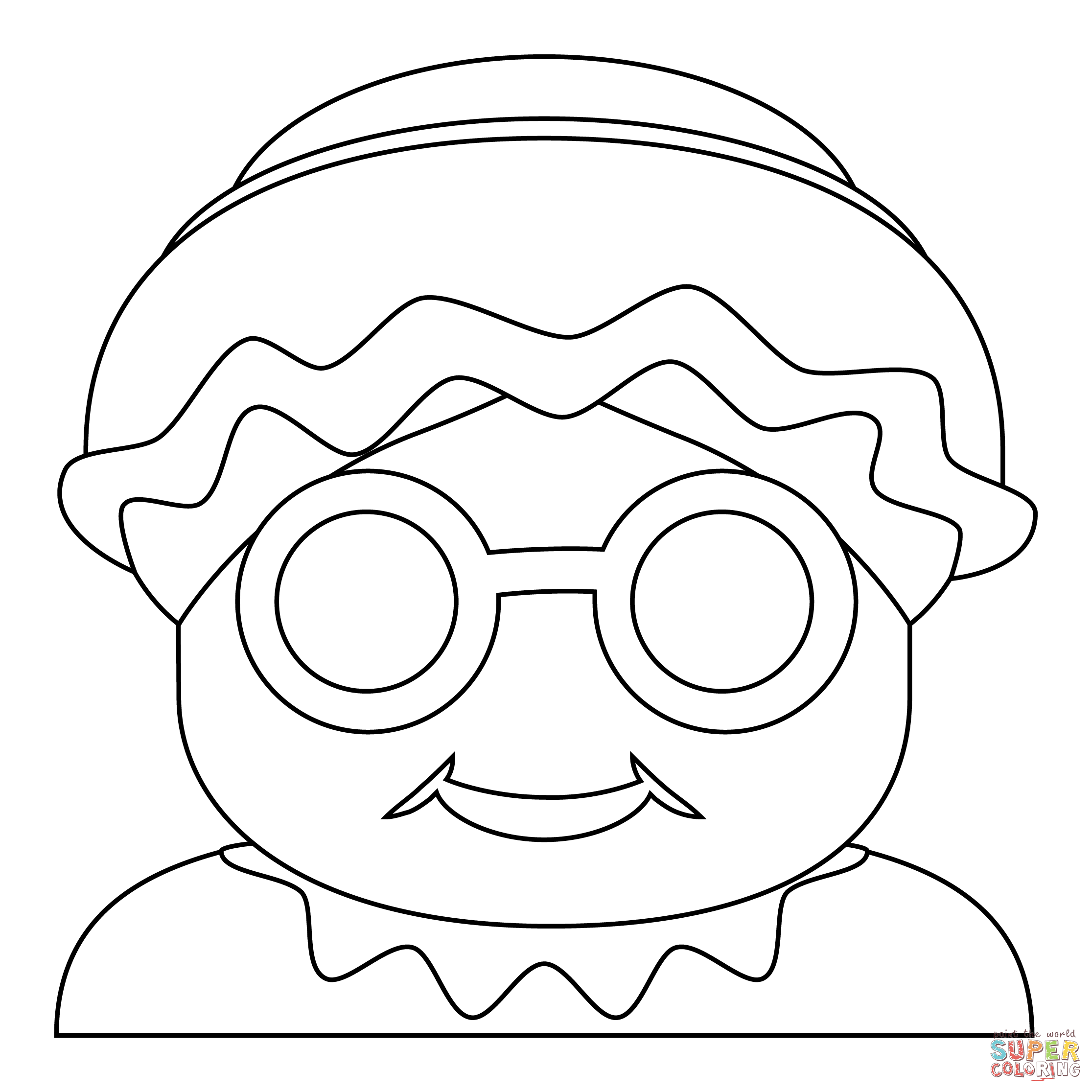 Mrs claus coloring page free printable coloring pages