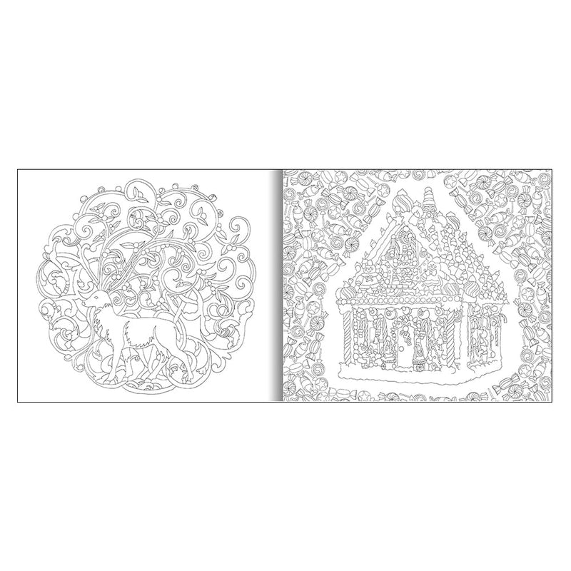 Christmas colouring book santa claus the book of secrets â the christmas imaginarium