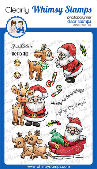 Santas magic clear stampsâ whimsy stamps