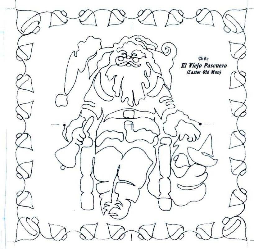 Santa around the world book ii the distant lands âxâ block pattern â designs
