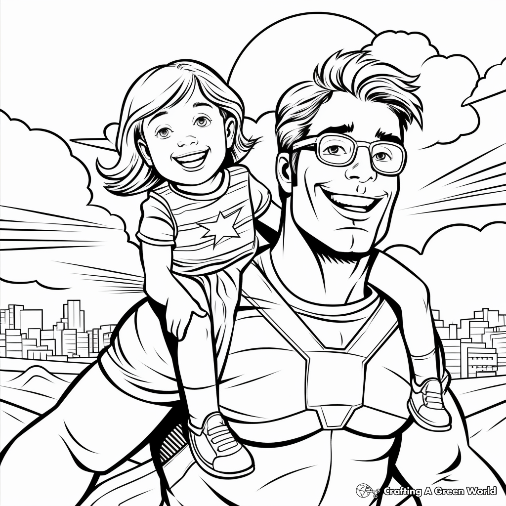 Happy fathers day coloring pages