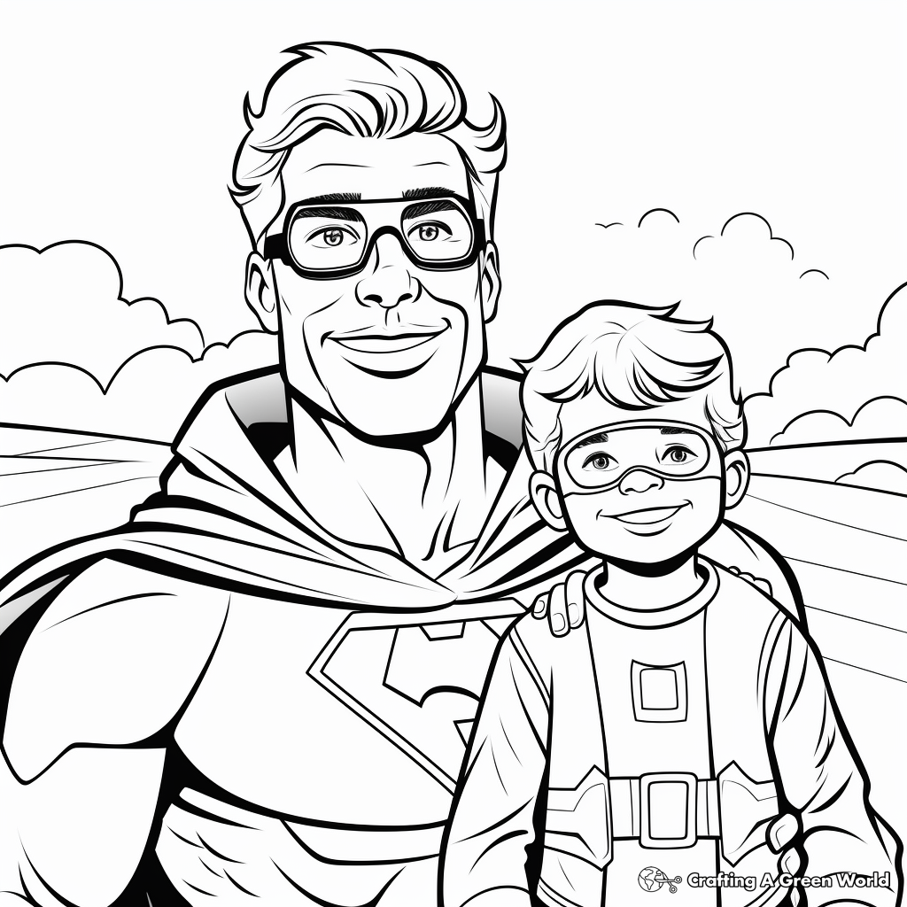 Happy fathers day coloring pages
