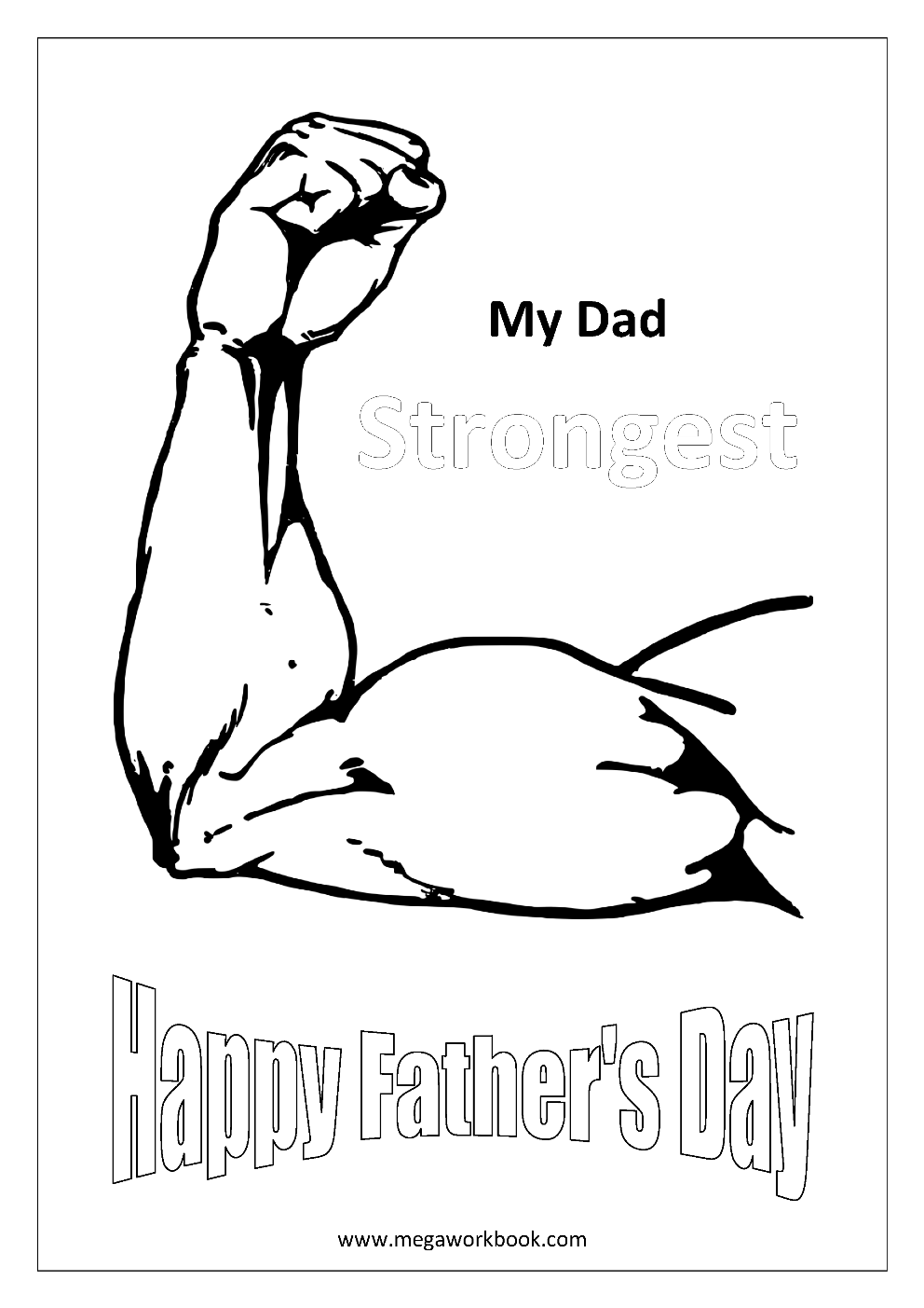 Free printable fathers day fathers day coloring pages for kids kindergarten and preschool