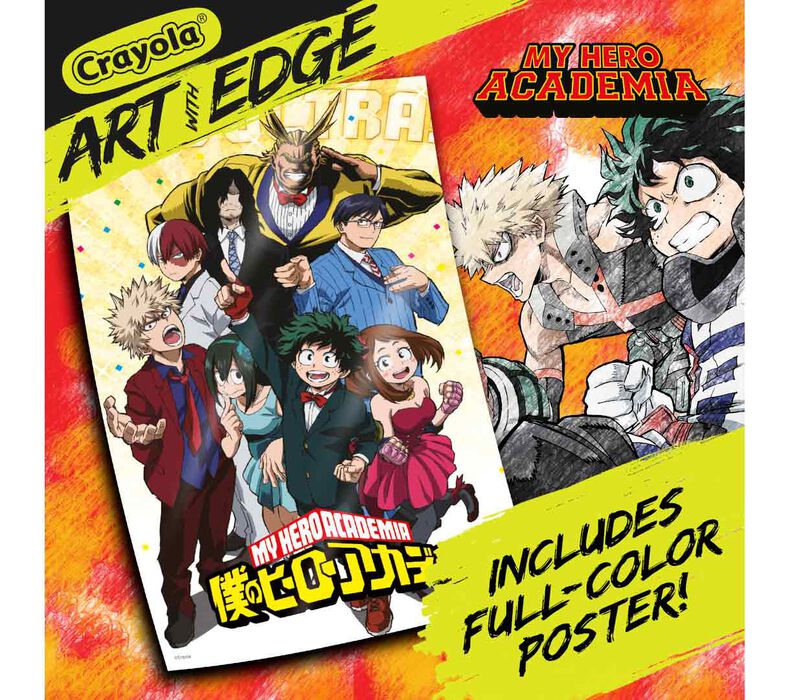 My hero academia adult coloring pages poster