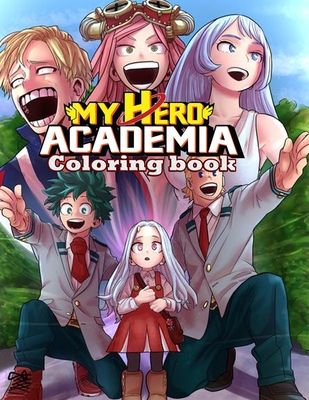 My hero academia coloring book anime manga coloring books for kids and teens paperback best of books