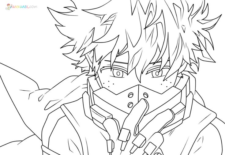 My hero academia coloring pages coloring pages bleach drawing my hero academia
