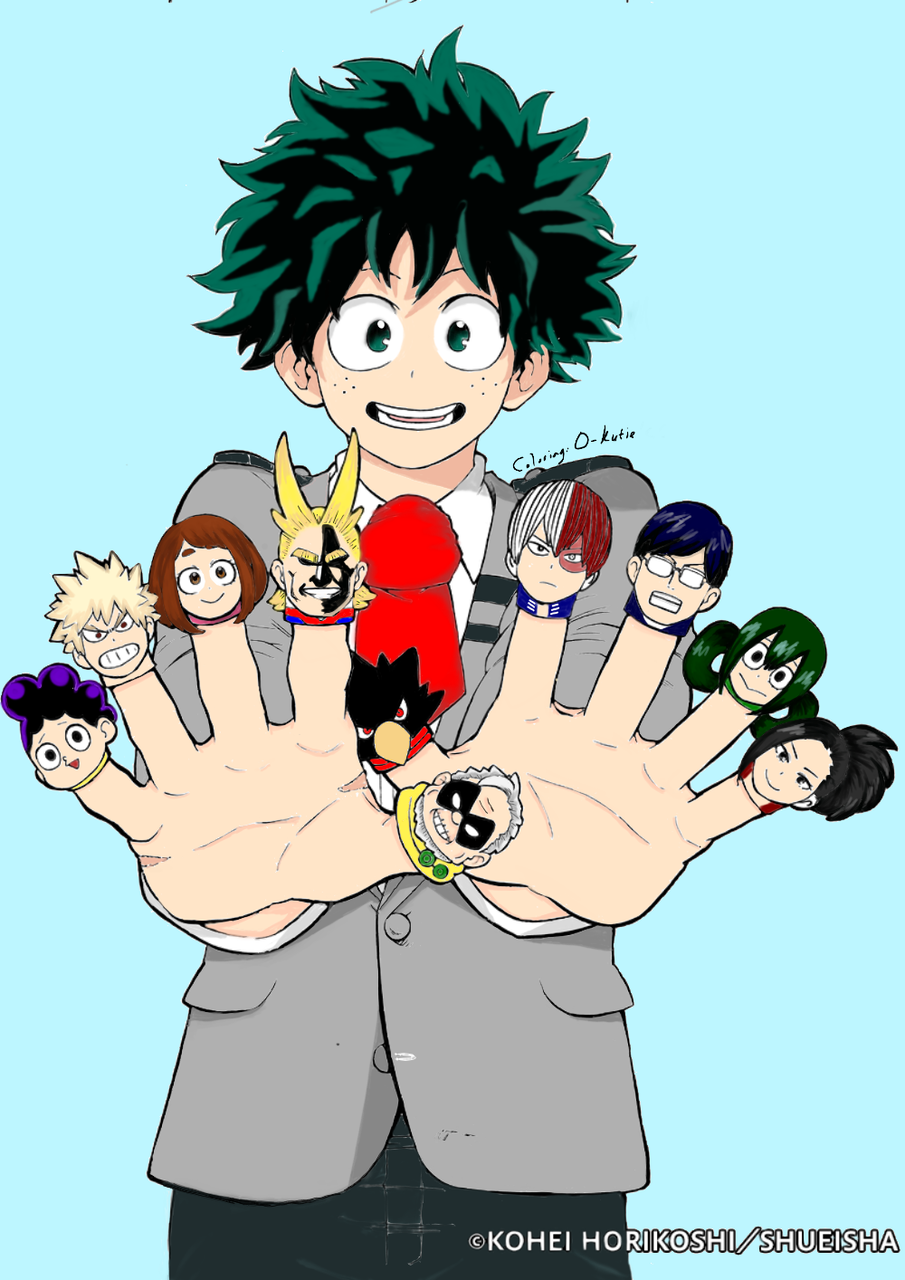 Coloring contest my hero academia okutie