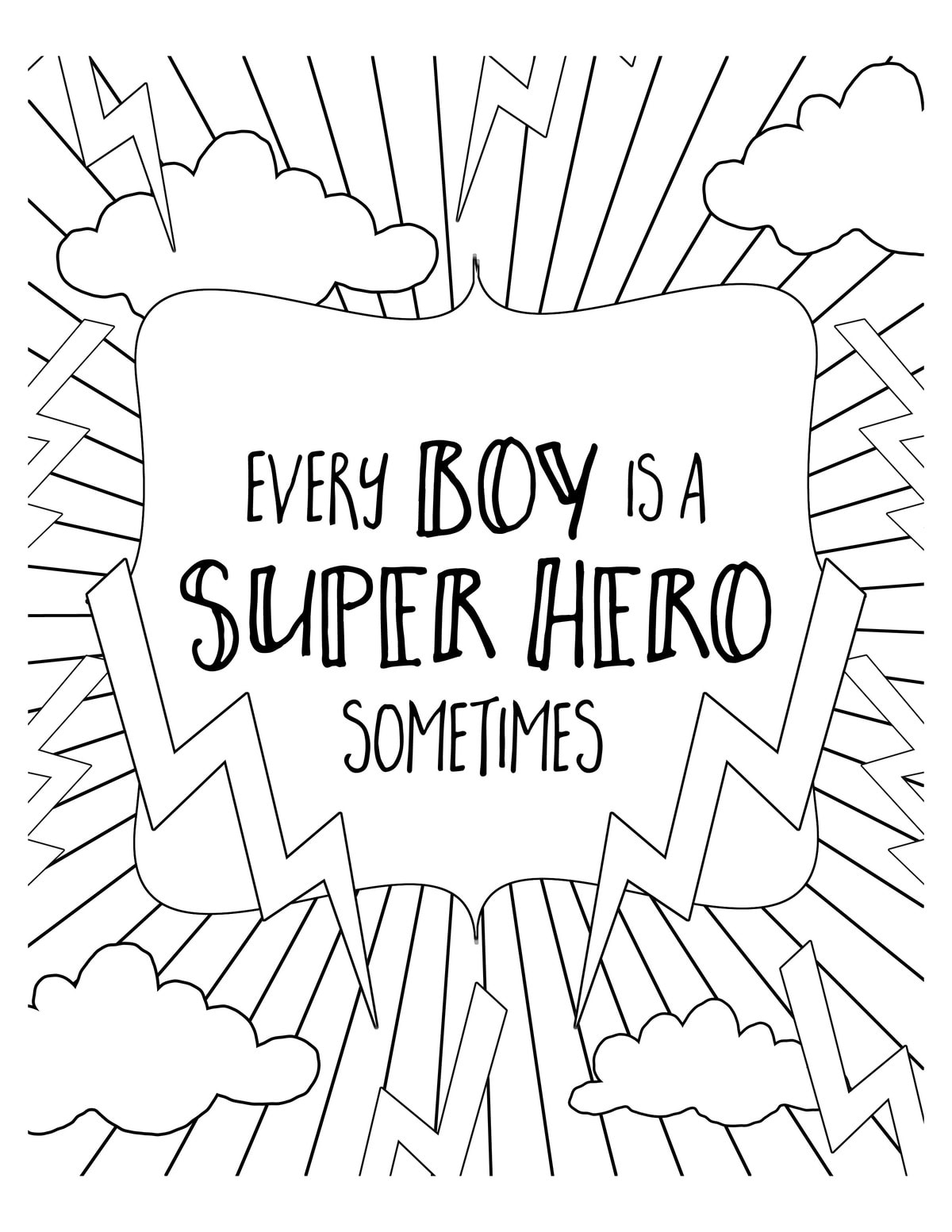 Free super hero coloring pages â lets diy it all â with kritsyn merkley