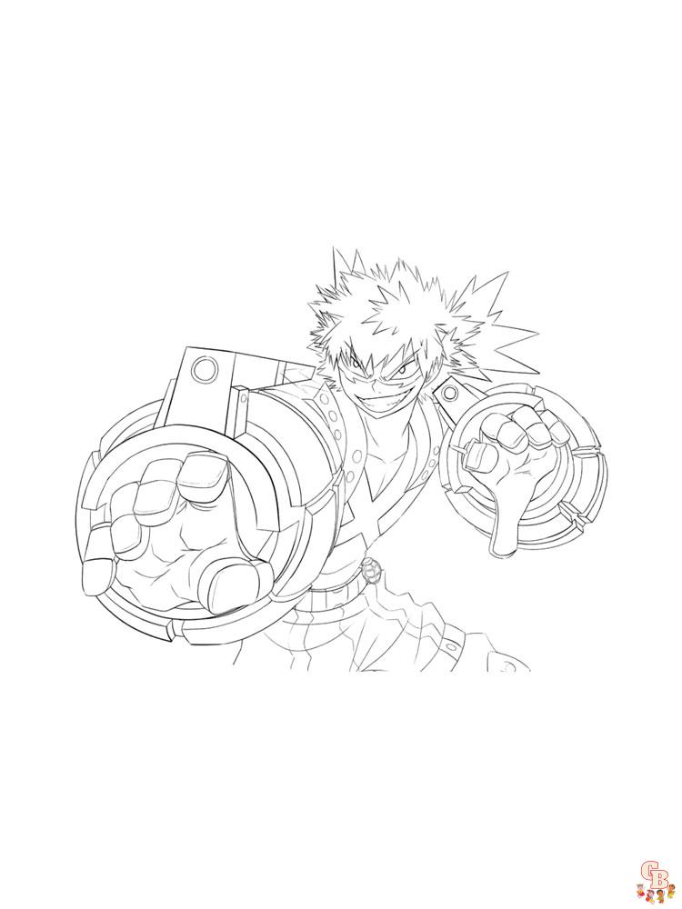 Join the hero academy with my hero academia coloring pages