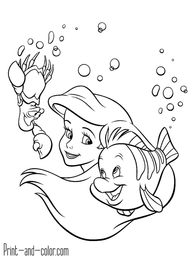 The little mermaid coloring pages print and color mermaid coloring pages disney princess coloring pages disney coloring pages