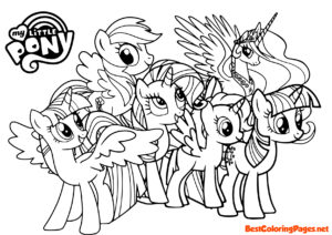 My little pony coloring pages