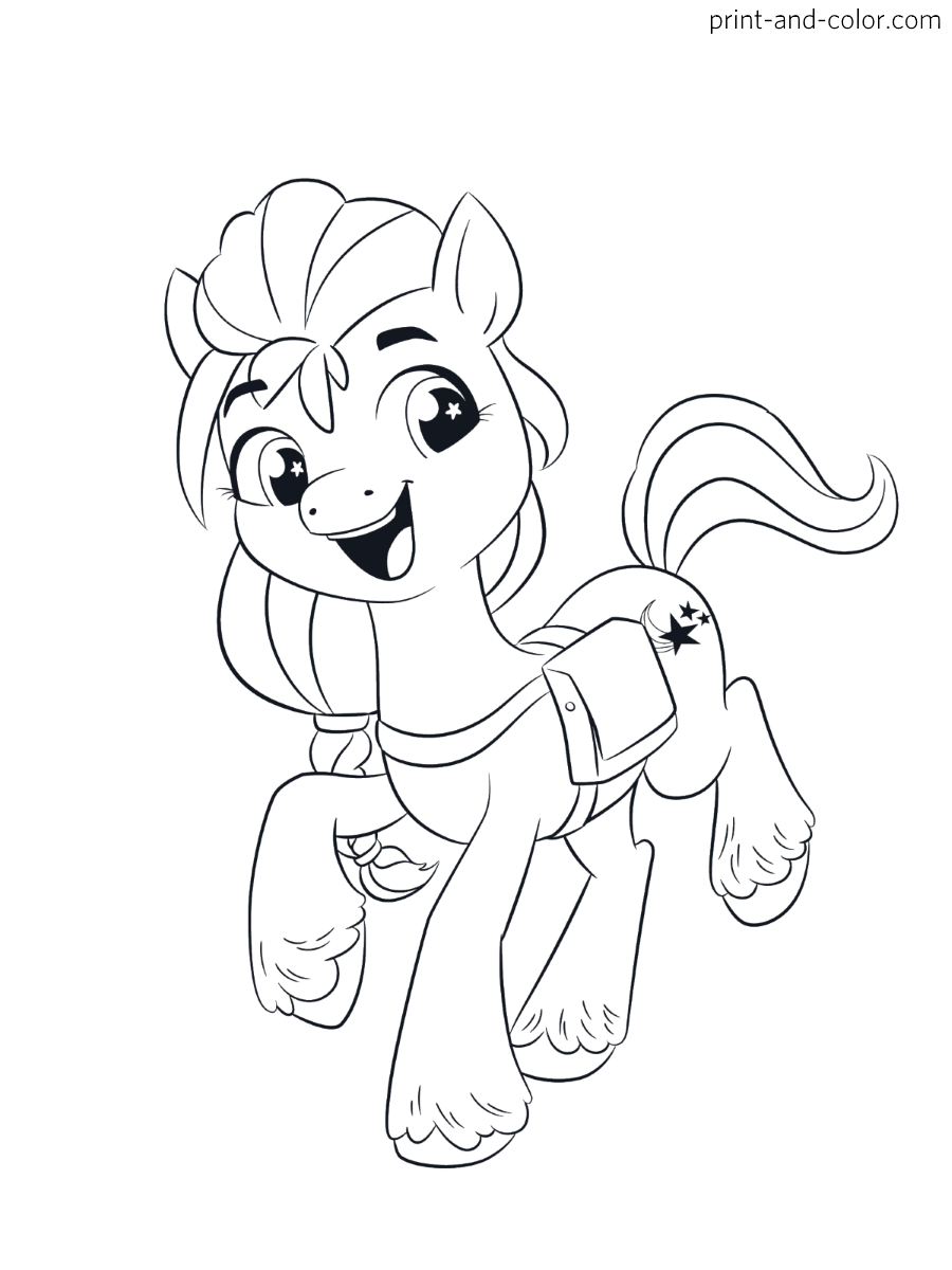 My little pony new generation coloring pages print and color