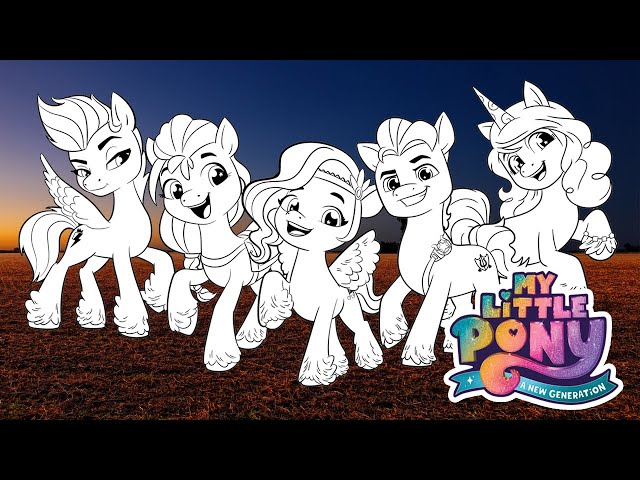Coloring my little pony new generation