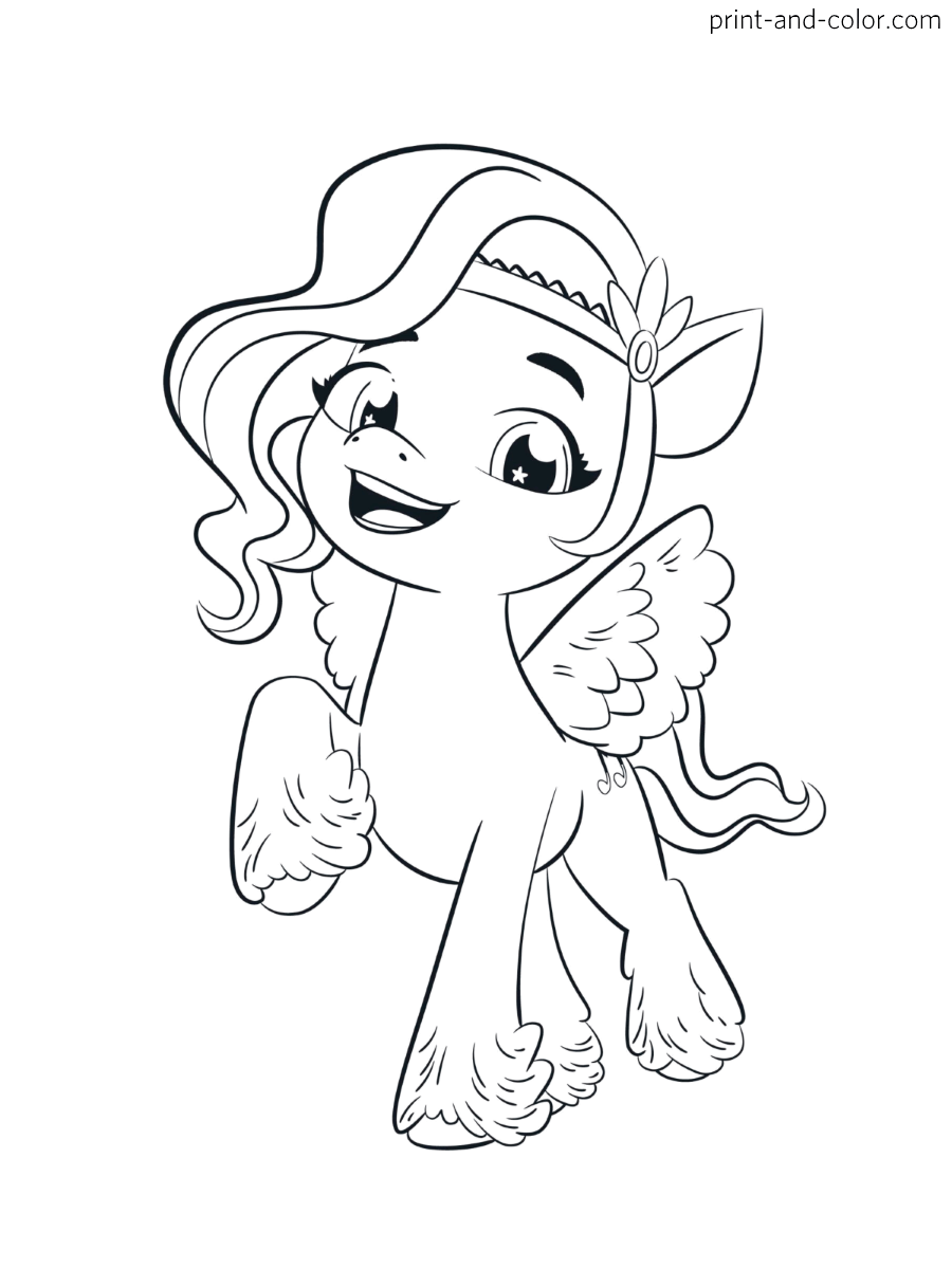 My little pony new generation coloring pages print and color