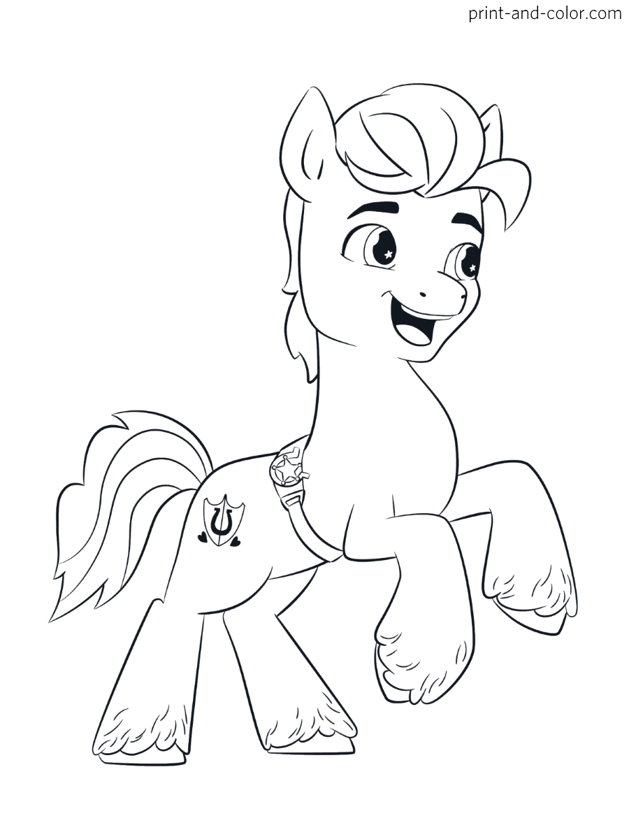 My little pony new generation coloring pages print and color