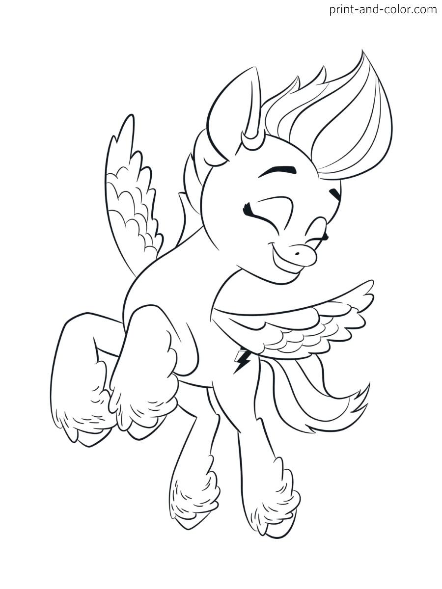 My little pony new generation coloring pages print and color