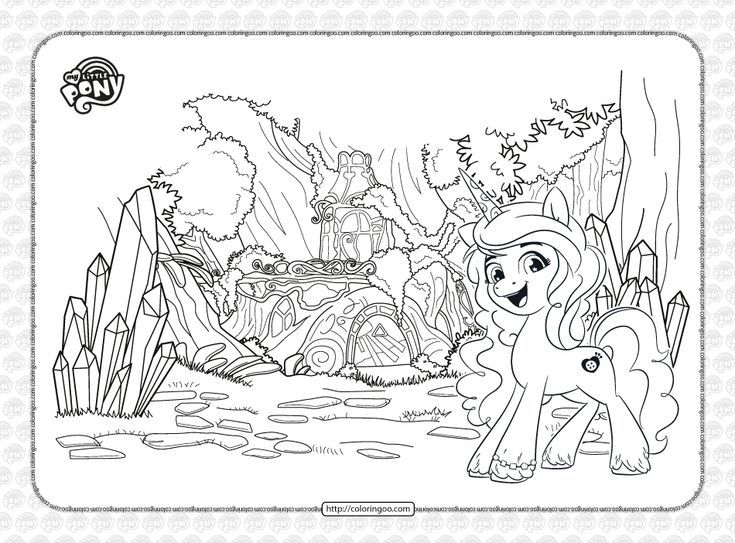 Mlp bridlewood forest coloring page forest coloring pages coloring pages my little pony