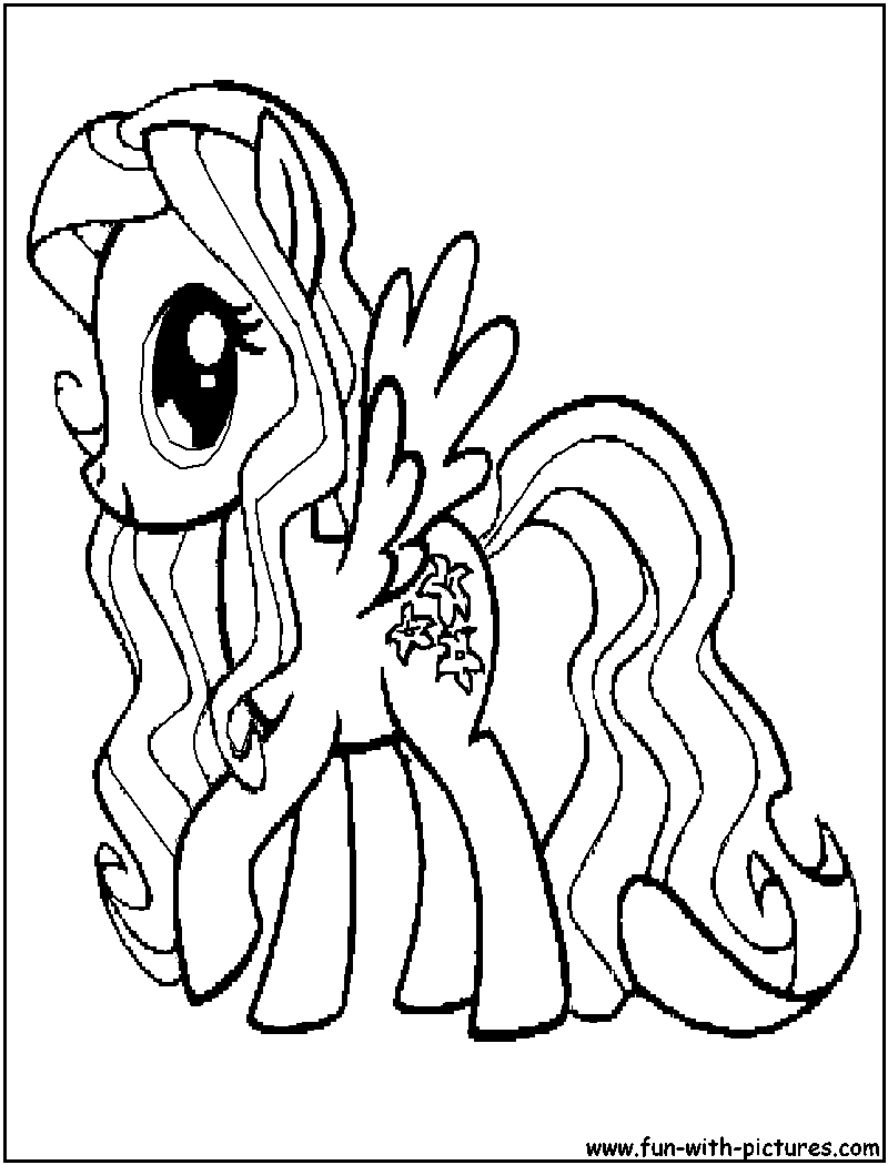 Mylittlepony lilyblossom coloring page