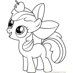 Pony coloring pages for kids