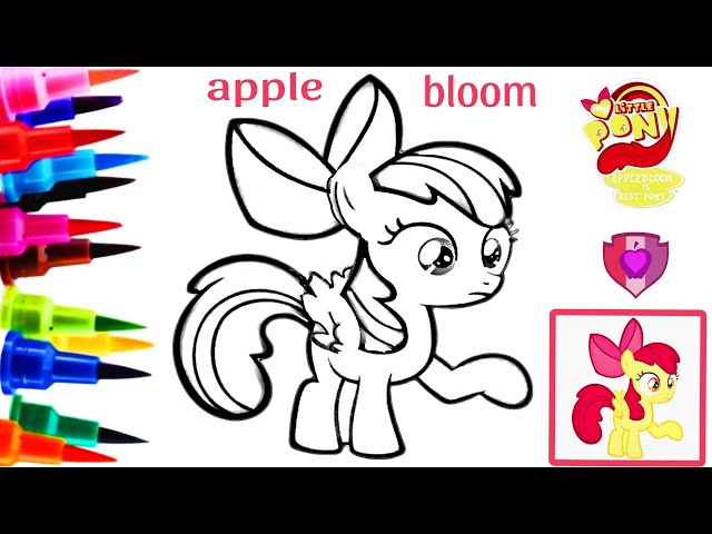 Y little pony how to draw apple bloo easily easier than you think