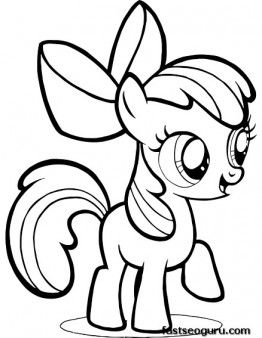 Free printable my little pony friendship is magic apple bloom coloring pages for girlsâ my little pony printable unicorn coloring pages my little pony coloring