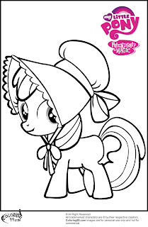 Mlp apple bloom coloring pages team colors