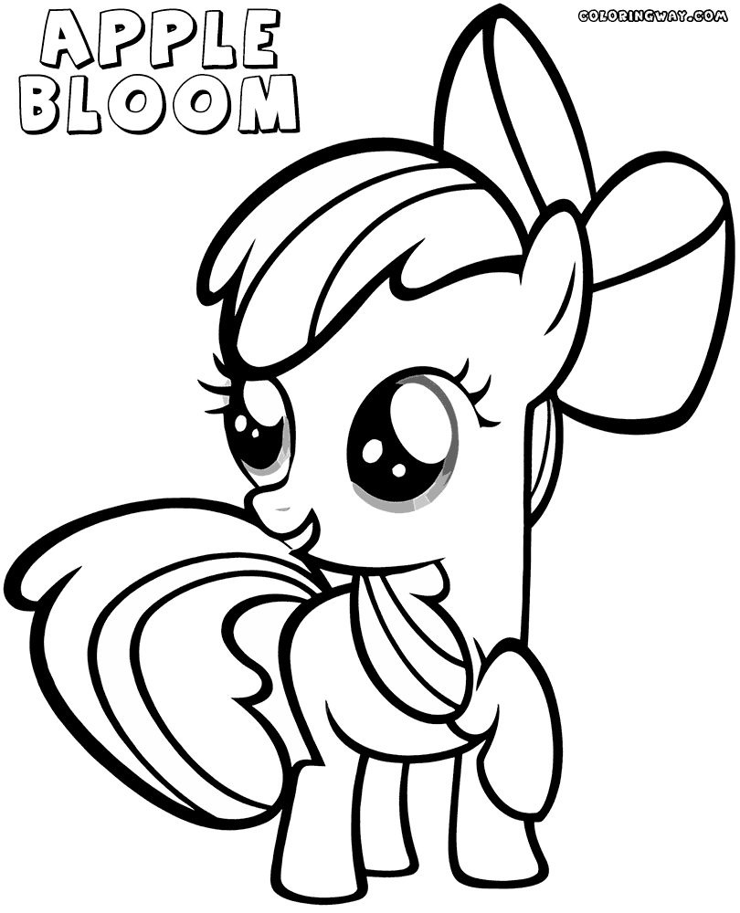 Apple bloom coloring pages coloring pages to download and print