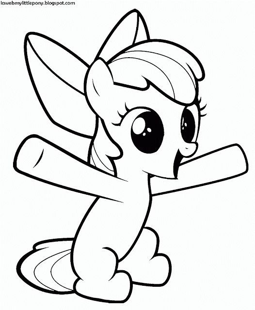 My little pony dibujos para colorear de apple bloom de my little pony apple bloom colâ my little pony coloring unicorn coloring pages cartoon coloring pages