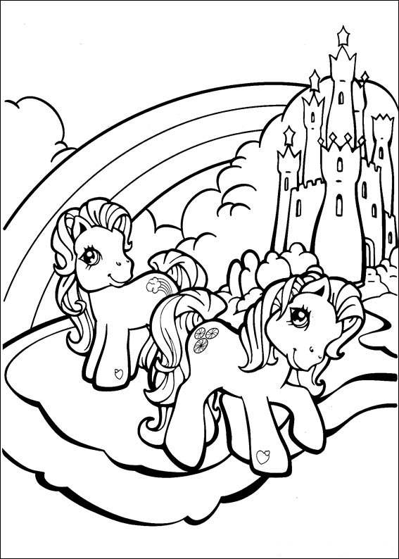 My little pony coloring page