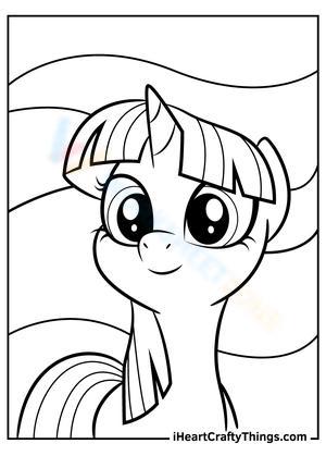 Free printable my little pony coloring pages for kids