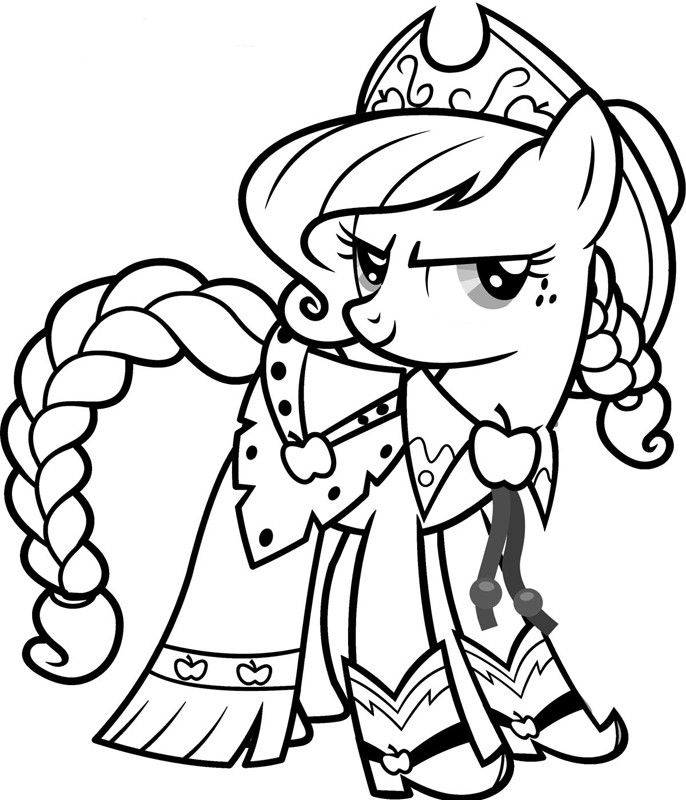 Applejack coloring pages