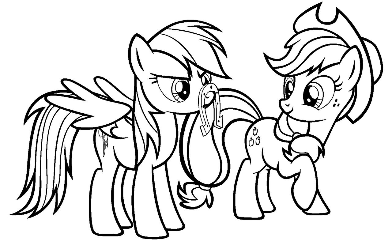 Mlp my little pony coloring page by magnificent