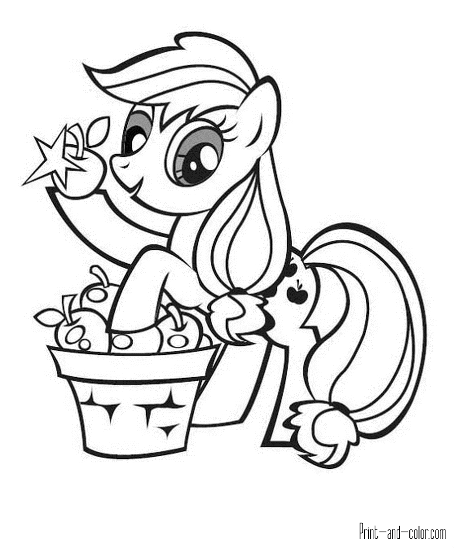 My little pony coloring pages print and color