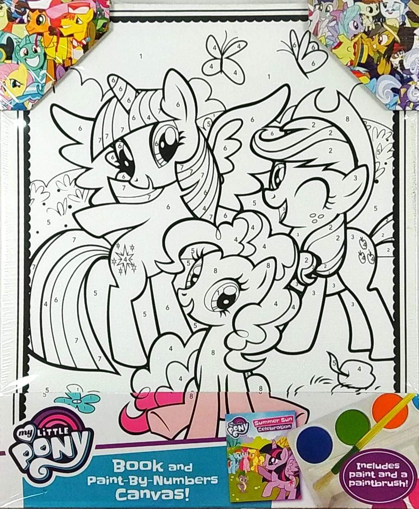 My little pony book and paint