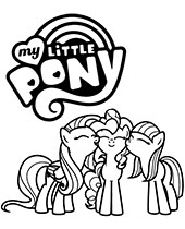 My little pony coloring pages for girls