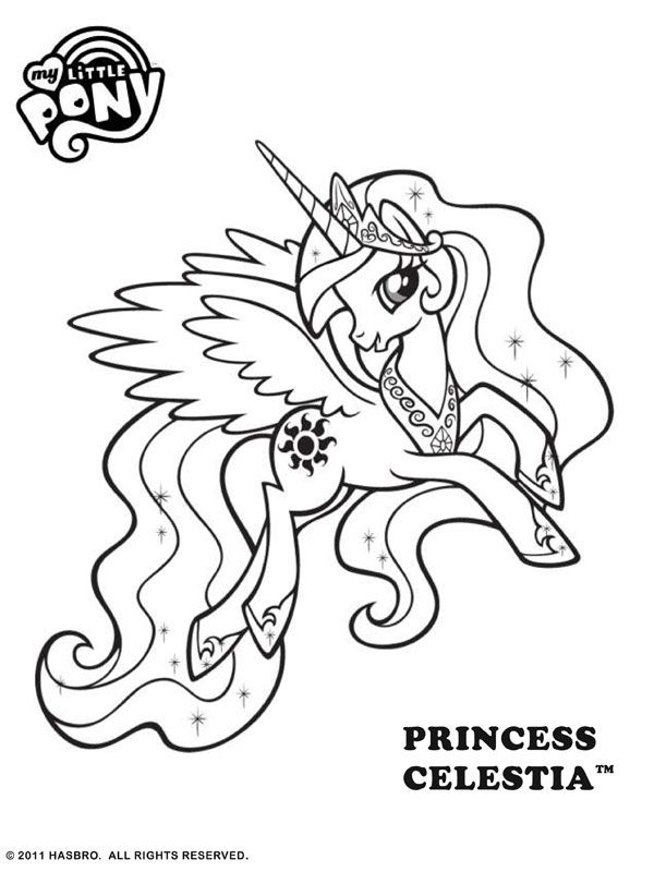Free princess celestia coloring page download free princess celestia coloring page png images free cliparts on clipart library