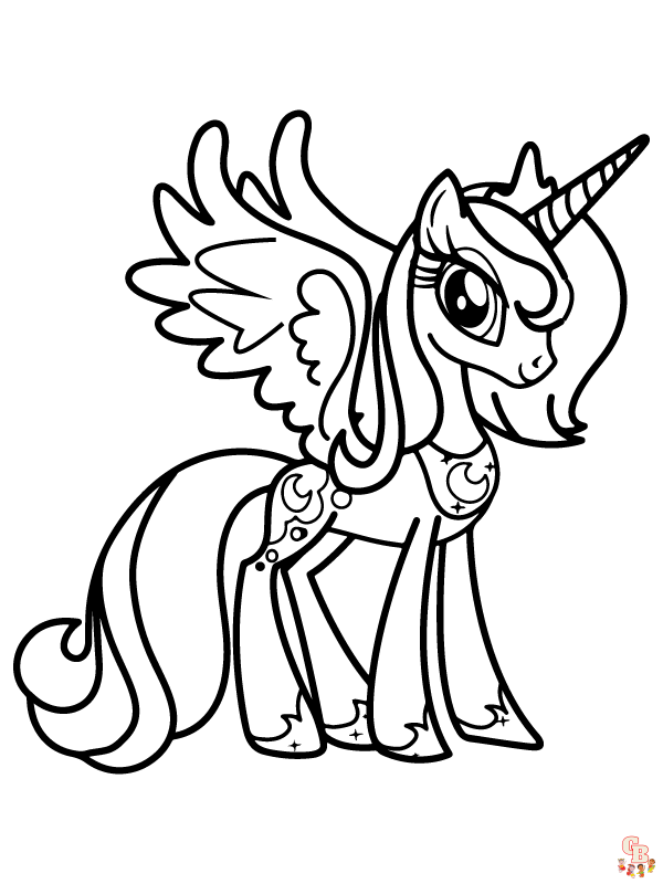 Get creative with alicorn coloring pages free printable pages