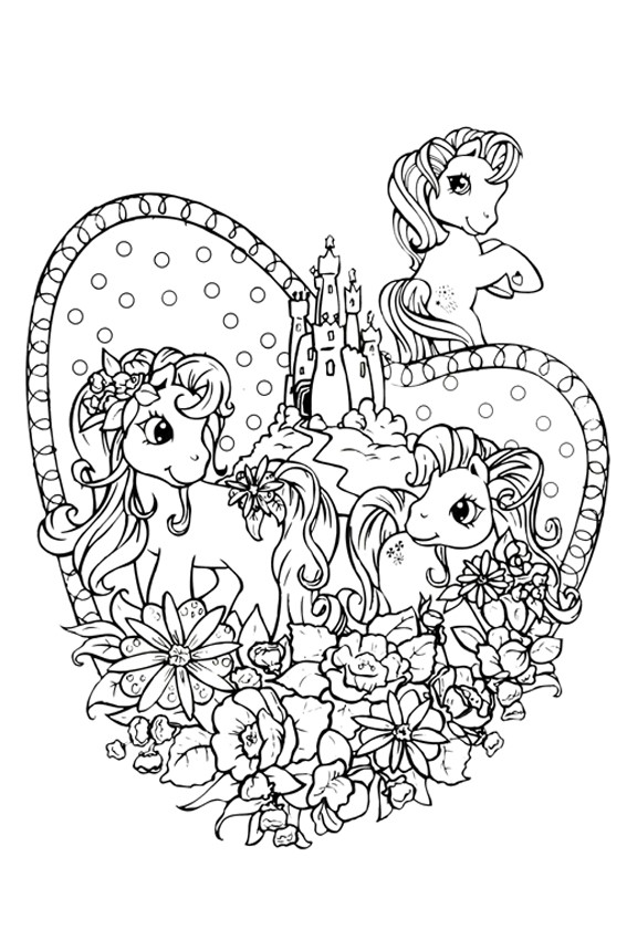 My little pony coloring pages to print and color in for free