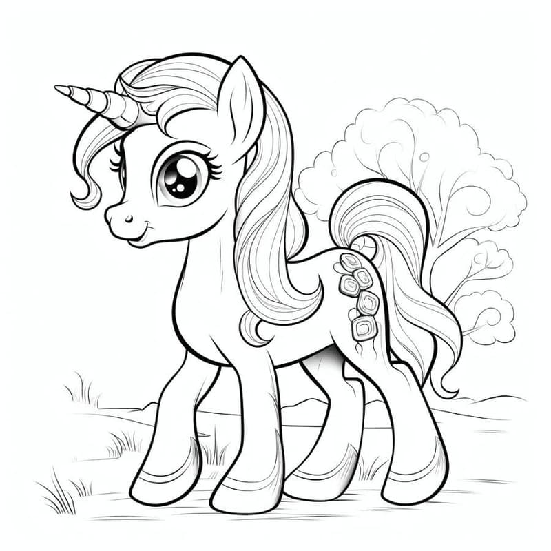 My little pony coloring pages