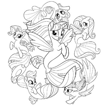 My little pony coloring book pages coloring pages printable for kids