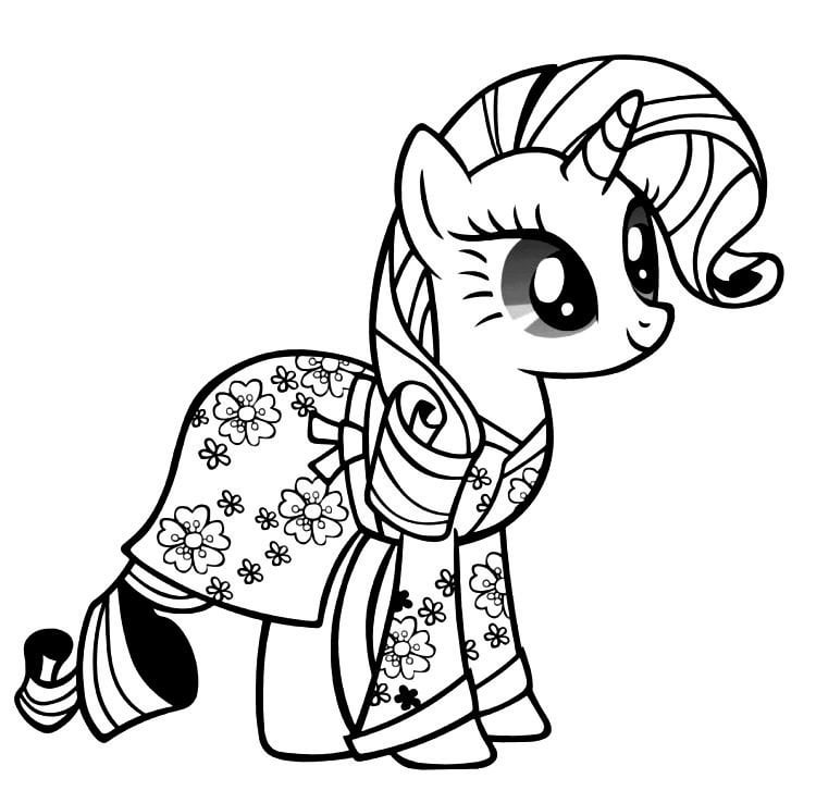 My little pony character coloring pages and their names ucoloringworld