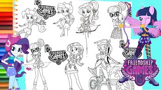 Coloring y little pony equestria girls friendship gaes