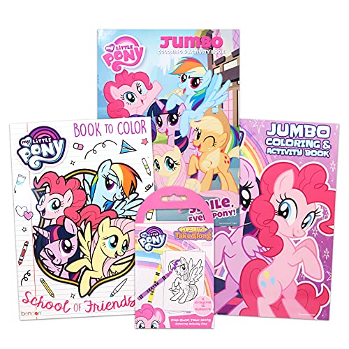 My ltle pony coloring book super set