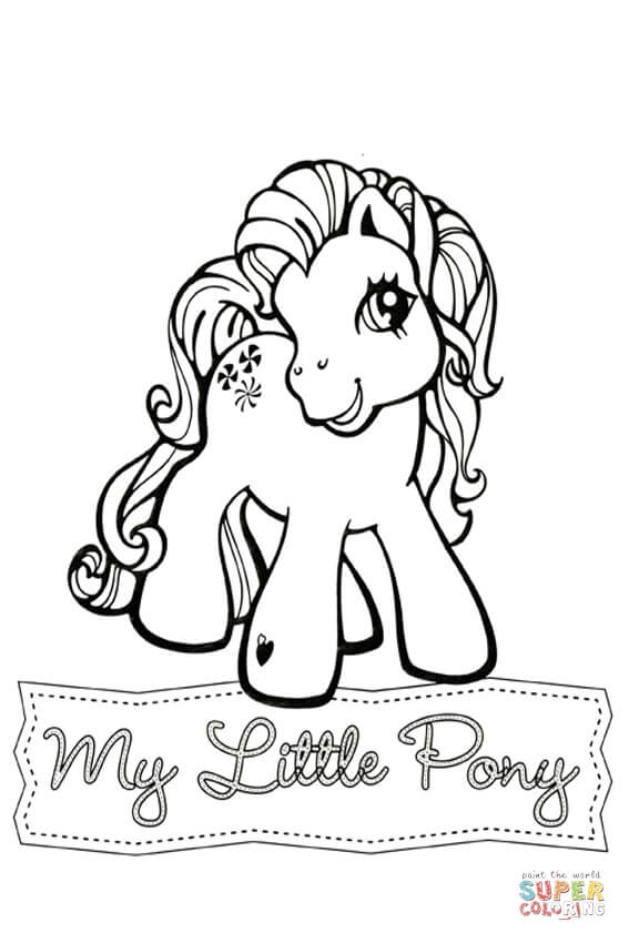 My little pony sweetberry coloring page free printable coloring pages